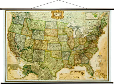 Obrázok produktu pre Nástenná politická mapa USA 1:2 815 000