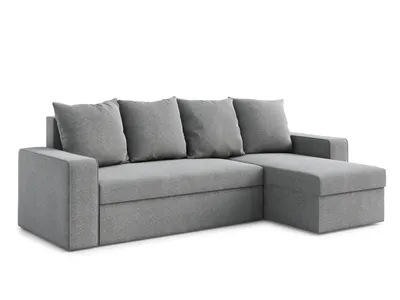 Produktbild von AX LIVING Eck Couch Klein Climpy 242 cm – Funktional & Stilvoll in Grau