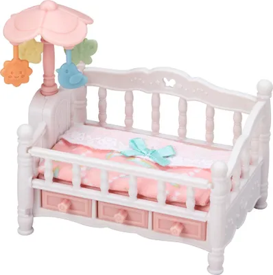 Image de Sylvanian Families 5534 Sylvanian Families Le lit de bebe et mobile
