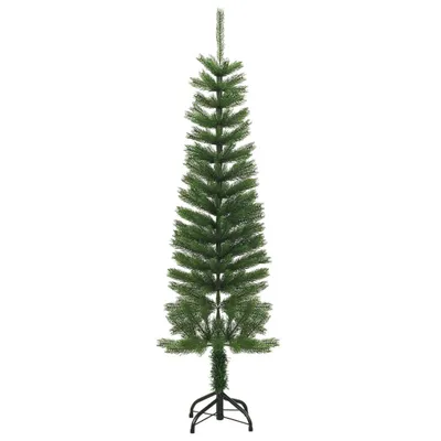 Zdjęcie produktu dla vidaXL Sztuczna choinka ze stojakiem smukła 150 cm PE
