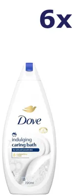 Produktbild von 6x Dove Indulging Cream Badcrème 720 ML