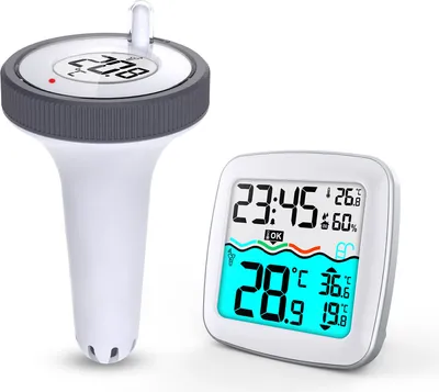 Produktbild von Wetterstation mit Poolsensor BD-913 weiß