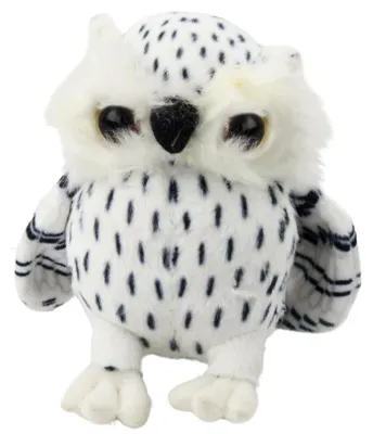 Produktbild von Lean Plüsch Steinkauz Maskottchen Umarmungen Weiß Schwarz Flecken 15Cm