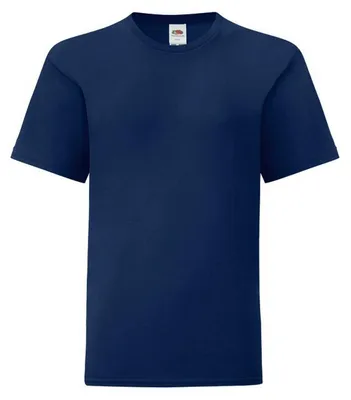Image de Fruit of the Loom - T-shirt « Iconic 150 » pour enfants FK3251 (152-158) (bleu marine)