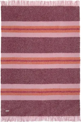 Produktbild von Tom Tailor Plaid Bouclé Stripe Farbe rot Größe 145x200