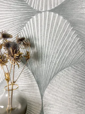 Produktbild von NEWROOM Tapete Lorrie Silver Silber Vliestapete - Glamour Muster Struktur Germany
