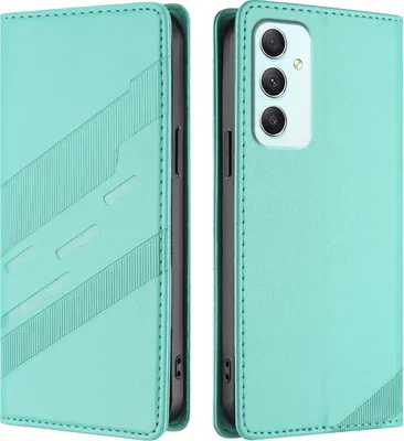 Obrázek produktu pro Pouzdro pro Samsung Galaxy A35 5G,Polyuretankožené peněženkové pouzdro s přihrádkou na karty a funkcí stojánku Türkis