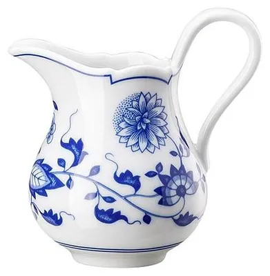 Melkkännchen Zwiebelmuster 0,16 l blau Porzellan