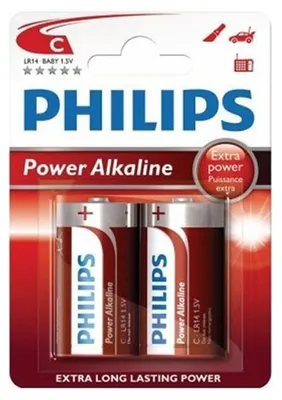 Image de Pile alcaline Philips Power LR14P2B/10