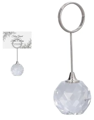 Platzkartenhalter aus Acryl, Diamantform, 9 cm, für Hochzeit & Party
