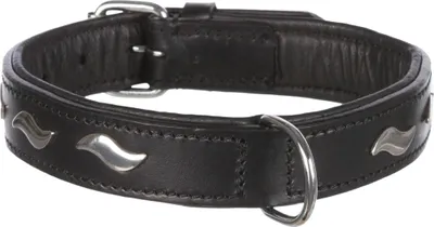 Produktbild von TRIXIE 18603, Hund, Standardkragen, Schwarz, Leder, Muster, M-L