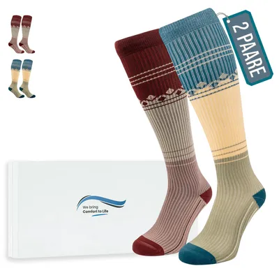 Productafbeelding van 360 Relief 2 paar compressiekousen, 15-20 mmHg - Klasse 1, premium kwaliteit