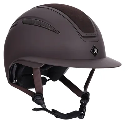 Produktbild von Imperial Riding Reithelm IRHOlania Deluxe Big Visor dark brown, Größe:M/56-58 cm