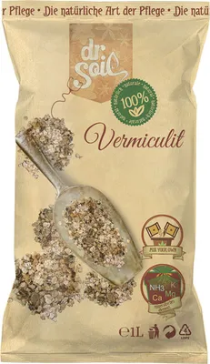 Immagine prodotto di Dr.Soil Vermiculite per la mineralizzazione di terreni poveri di sostanze nutritive in sacchetto da 1L