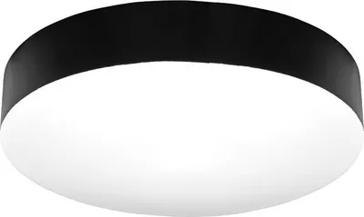 Obrázek produktu pro Ecolite Černé stropní LED svítidlo Makaron kulaté 500mm 50W IP44 CCT WML500-CCT/50W/CR