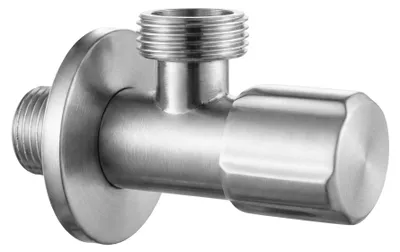 Zdjęcie produktu dla Rea Zawór Kątowy 02 1/2" X 3/4" Nikiel Szczotkowany