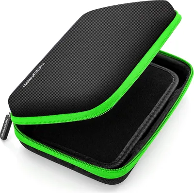 Produktbild von deleyCON Navi Tasche Navi Case Tasche für Navigationsgeräte - 6 Zoll & 6,2 Zoll (17x12x4,5cm) - Robust & Stoßsicher - 1 Innenfach - Grün