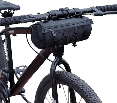 Produktbild von Rennradtas 2,5L - Wasserdicht für Fahrradständer oder Rahmen - Mit Reißverschluss und Schultergurt - Fahrradzubehör für Radtouren