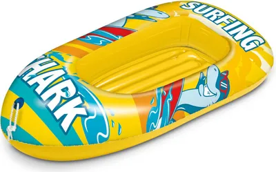 Produktbild von Mondo Toys Surfing Shark Boat Schlauchboot für Kinder, 112 cm, PVC