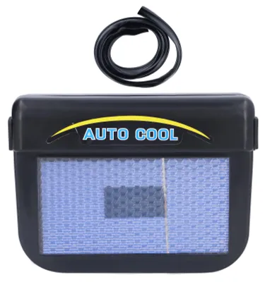 Image de Ventilateur de voiture solaire, économe en énergie et respectueux de l'environnement, installation facile
