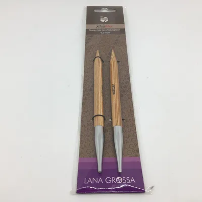 Produktbild von WOLLZEIT! Lana Grossa Vario Nadelspitzen Design-Holz Druck Wollzeit - Auswahl Größe 9.0 mm