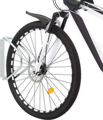 Obrázok produktu pre vidaXL Stojan na bicykel 2 ks Nástenný Pozinkovaná oceľ