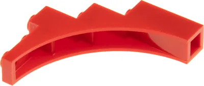 Image de 1x Lego pierre d'arc quart d'arc 1x5x4 rouge rond pont 6075068 14395 76768 2339