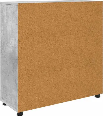 Produktbild von Aufbewahrungsschrank Beton Grau 80 x 31 x 81 cm Holzwerkstoff