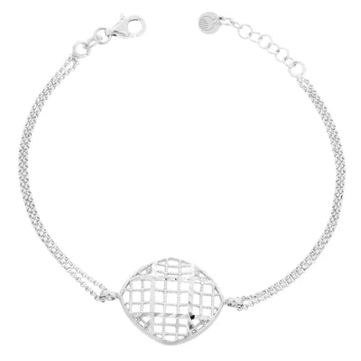 Obrázok produktu pre Náramok Orphelia, striebro 925, rhodiované, dĺžka 19 cm – ZA-7190