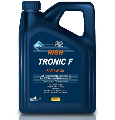 Produktbild von 4 Liter ARAL 5W-30 HighTronic F Ford WSS-M2C913-D Ford WSS-M2C913-C Ford WSS-M2C913-B Ford WSS-M2C913-A