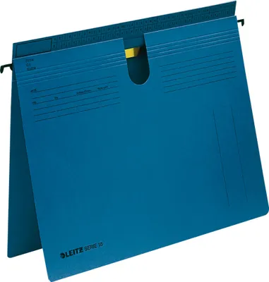 Obrázek produktu pro Závěsné pořadače Leitz SERIES 18 18140035 A4 Manilský karton modrý 50 ks / balení.