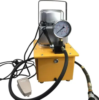 Produktbild von Elektrische Hydraulikpumpe Elektrohydraulikpumpe Hydraulikaggregat  mit manuellem Ventil    1400r / min  hydraulikmotor 1400r / min 700Bar