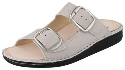 Produktbild von FINN COMFORT Lipari Damen Hausschuhe beige Glattleder - Größe: 40