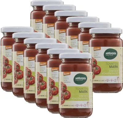 Produktbild von NATURATA Tomatenmark, einfach konzentriert, 12 x 200 g