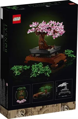 Produktbild von Lego Botanicals 10281 Bonsai-Baum-Dekoratives Modell Für Zuhause 878 Teile