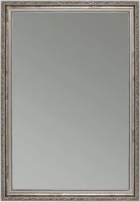 Produktbild von Antik Wandspiegel 60x150 cm mit Rahmen | Grau Silber | Shabby Chic Vintage Barock Spiegel mit Holzrahmen | Barockspiegel inkl. Metall Aufhänger und Montagematerial