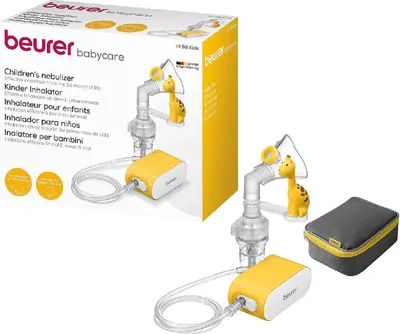 A product box and the inhaler device with its accessories.