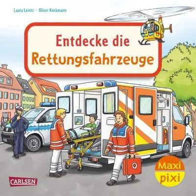 Immagine prodotto di Maxi Pixi 487: VE 5: Entdecke die Rettungsfahrzeuge (5 Exemplare)