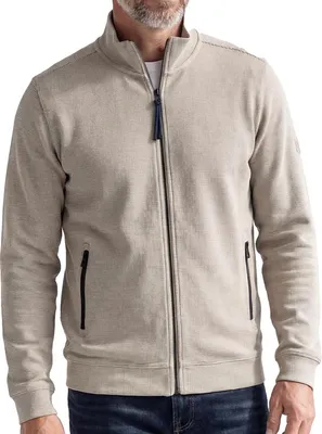 Produktbild von LERROS Basic Sweatjacke Durchgehender Reißverschluss, Bequeme Passform, Hoher Kragen für modernen Look