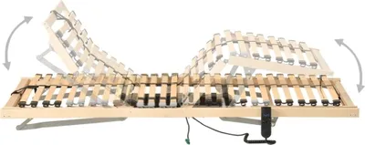 Produktbild von vidaXL Lattenrost Elektrisch mit 28 Latten 7 Zonen 70x200 cm