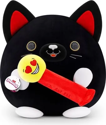 Produktbild von Snackles - Plüschfigur Katze mit PEZ - ca. 35 cm
