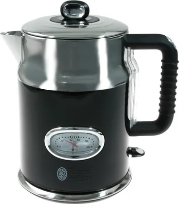 Zdjęcie produktu dla Czajnik Russell Hobbs Retro, czarny, 1,7 litra