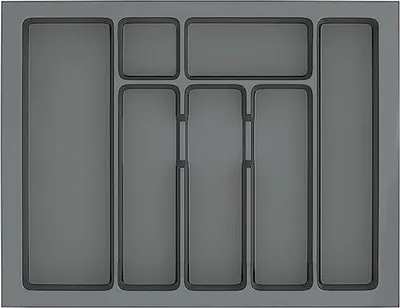 Produktbild von Famanu Küchenschublade Organisator - Aufbewahrungsbox für die Küche – Schubladen-Organizer 53 x 43 cm - 7 Fächer