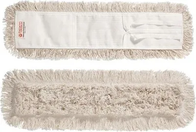 Image de Balai à franges SauberPro - Coton avec ficelles 160 cm - Idéal pour le nettoyage de grandes surfaces, séchage rapide, utilisation polyvalente