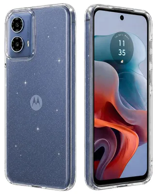 Image de Coque Techsuit Sparkle Skin Back Cover pour Motorola Moto G34 - Transparente