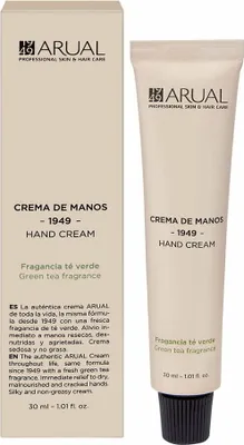 Image de Arual Crema De Manos -1949- Fragancia Té Verde 30ml