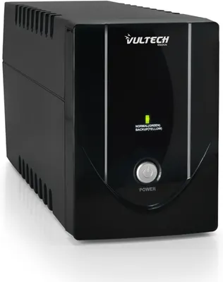 Imagen del producto de Vultech UPS650VA-LITE, tipo interactivo en línea, 0,65 kVA, 360 W, onda sinusoidal aproximada, 145 V, 290 V