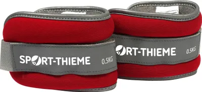 Produktbild von Sport-Thieme Gewichtsmanschetten "Premium", 0,5 kg, Rot