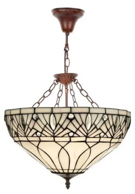 Immagine prodotto di Lampadario Tiffany in vetro colorato ANTIK Ø40 3*E27
