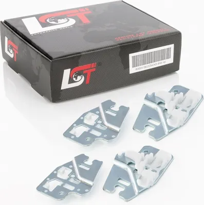 Produktbild von 2x Fensterheber Reparatursatz Set Metall Mitnehmer Gleitstück VL/VR für BMW E46